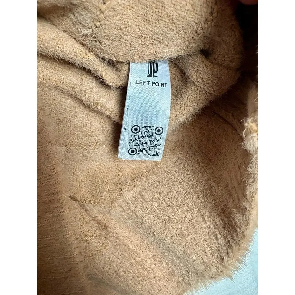 NWT Left Point, Large Brown Super Soft Streetwear Sweater - Picture 4 of 6